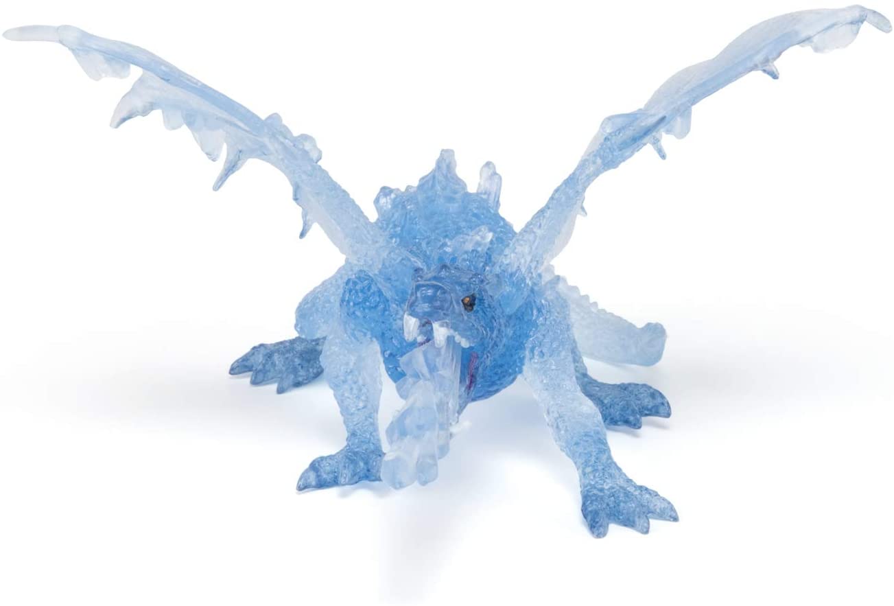 Фигурка Дракон прозрачный голубой  
